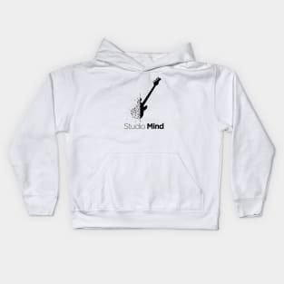 Studio Mind, Guitar Black Kids Hoodie